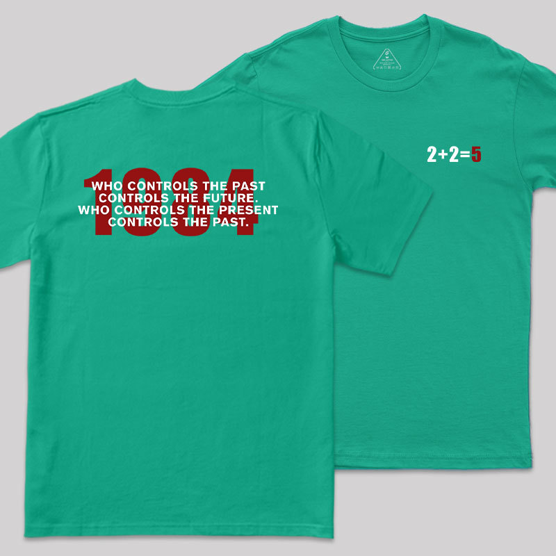 1984 Front and Back Printed Geek T-Shirt