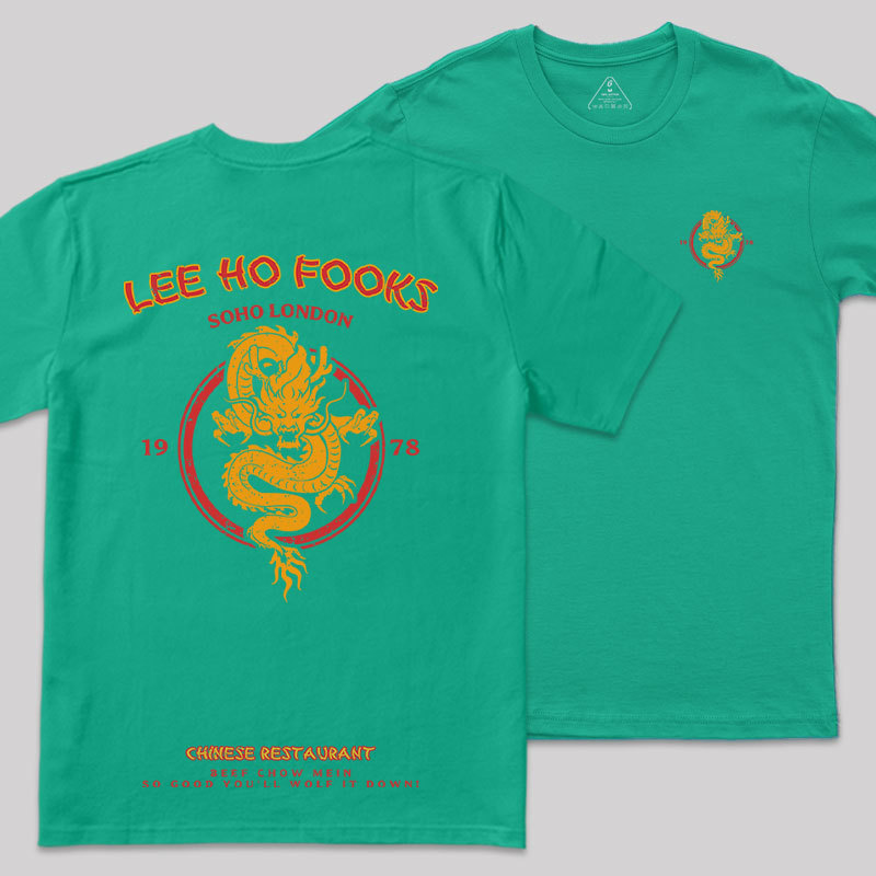 Lee Ho Fooks Vintage Front and Back Printing Geek T-Shirt