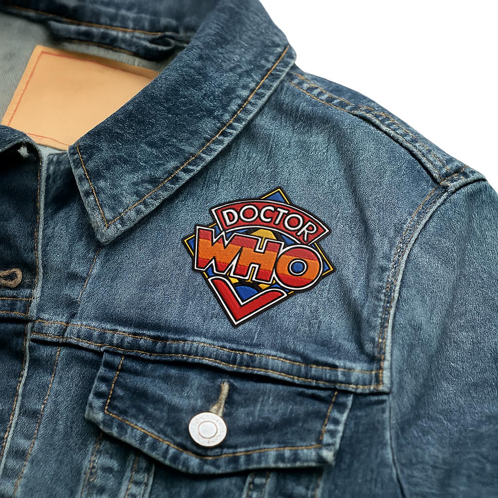 Doctor Who Geek Embroidered Patch