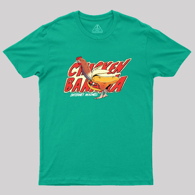 Chicken Meme Banana Internet Funny Meme Geek T-Shirt