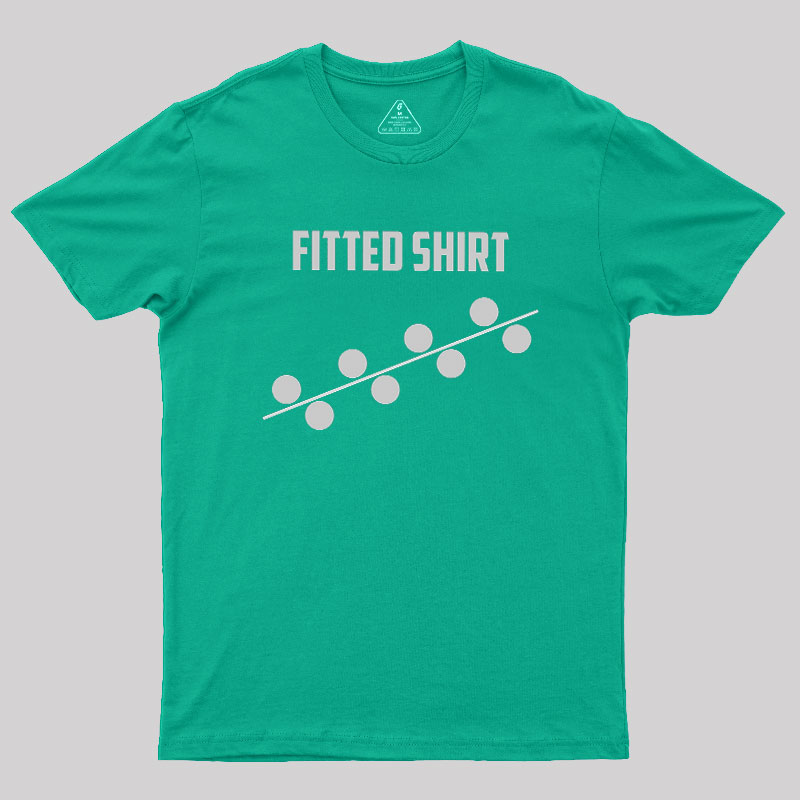 Machine Learning Fitted Shirt Geek T-Shirt