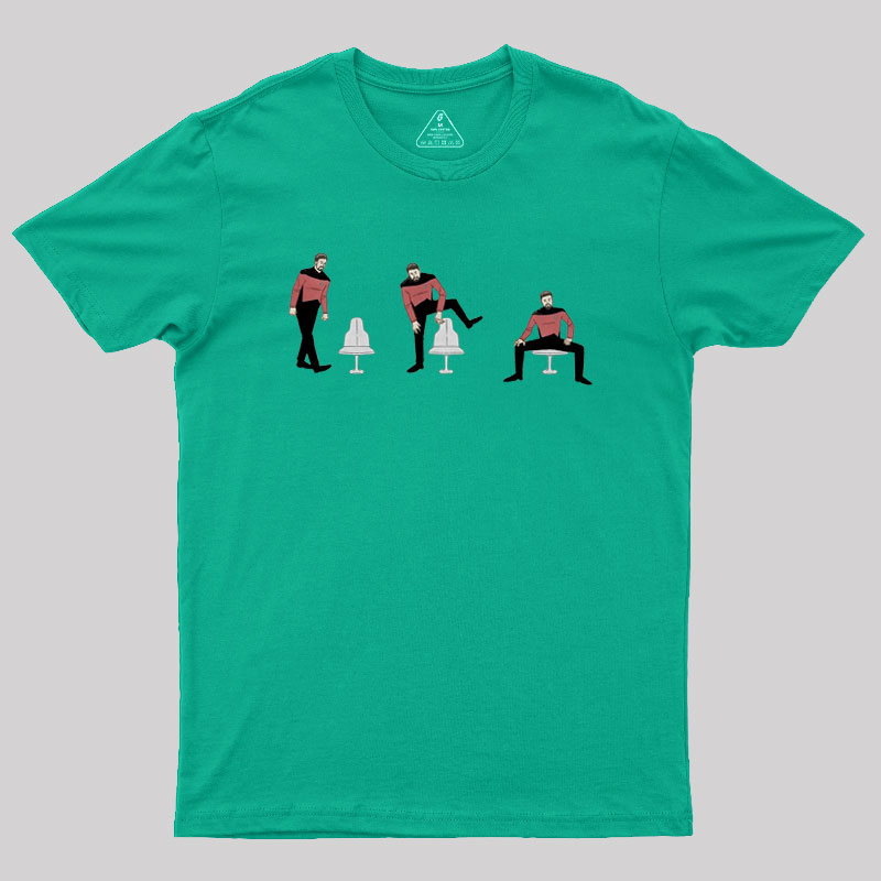 Riker Sitting Lightweight Geek T-Shirt