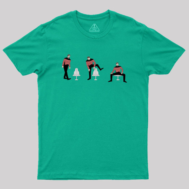 Riker Sitting Lightweight Geek T-Shirt