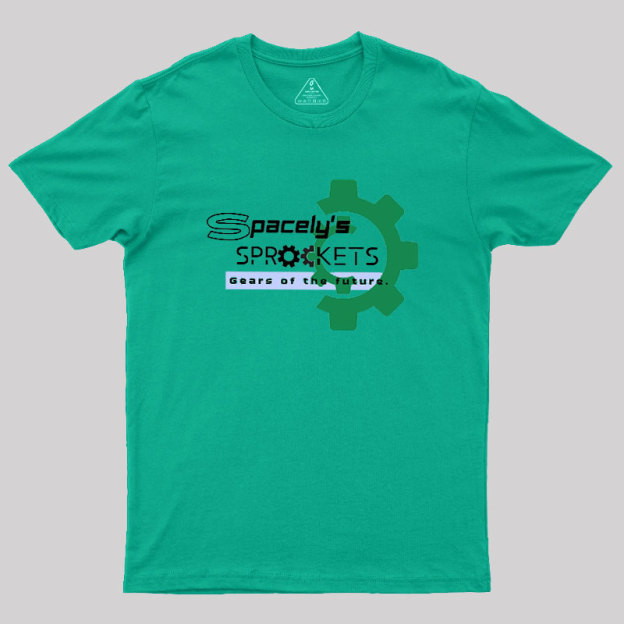 Spacely's Sprockets Futuristic-Retro Geek T-Shirt