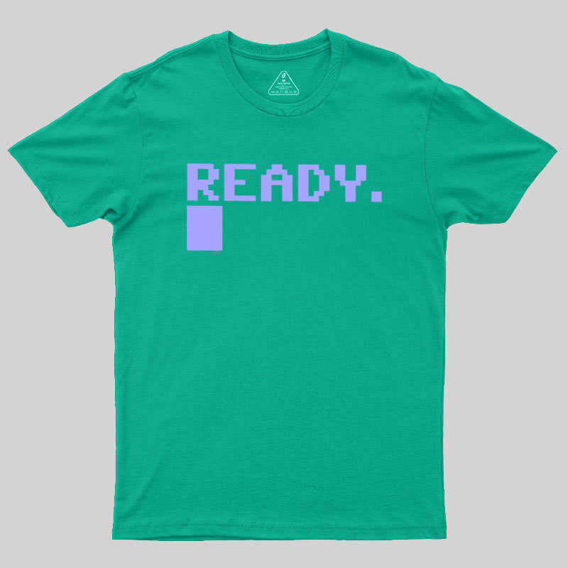 Commodore C64 Ready Geek T-Shirt