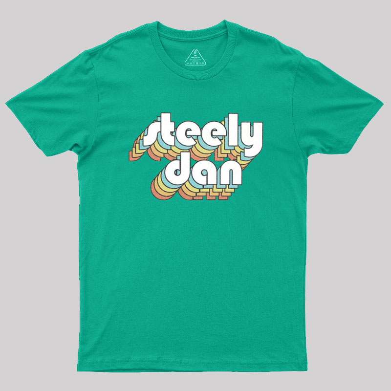Steely Dan Retro Faded-Style Geek T-Shirt