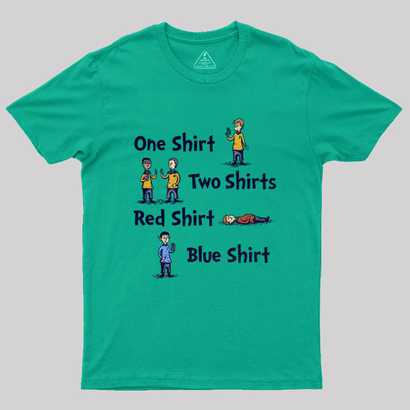 Red Shirt Blue Shirt Geek T-Shirt