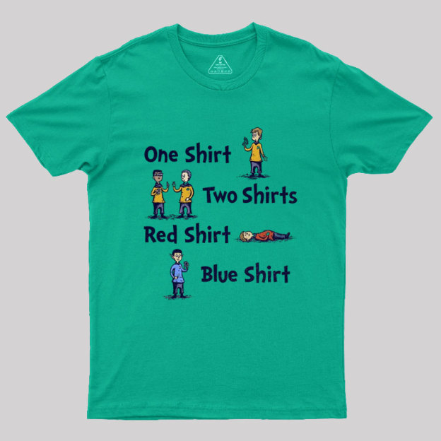 Red Shirt Blue Shirt Geek T-Shirt