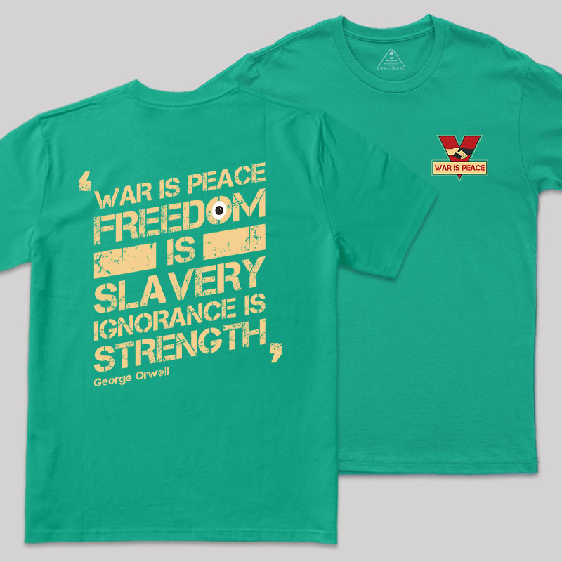 Echoes of Dystopia Front and Back Printed Geek T-Shirt