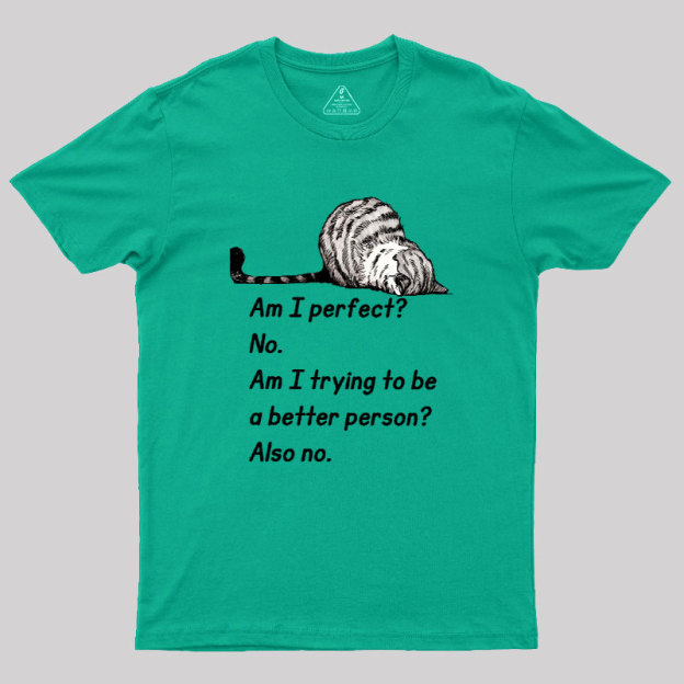 Am I Perfect No Geek T-Shirt