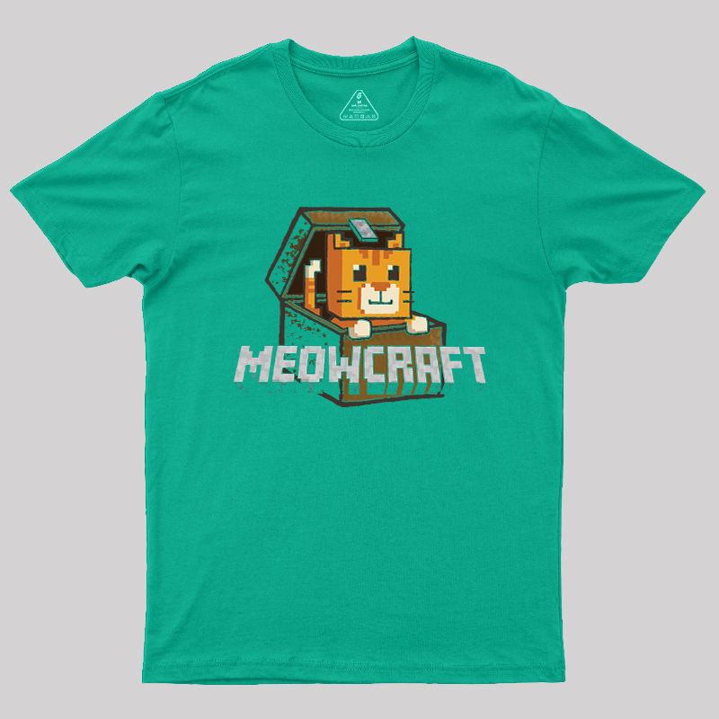 Meowcraft Geek T-Shirt