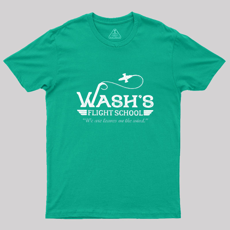 Washs Flight School Classic Geek T-Shirt