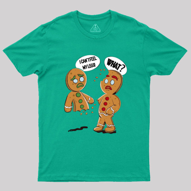 Funny Gingerbread Christmas Geek T-Shirt
