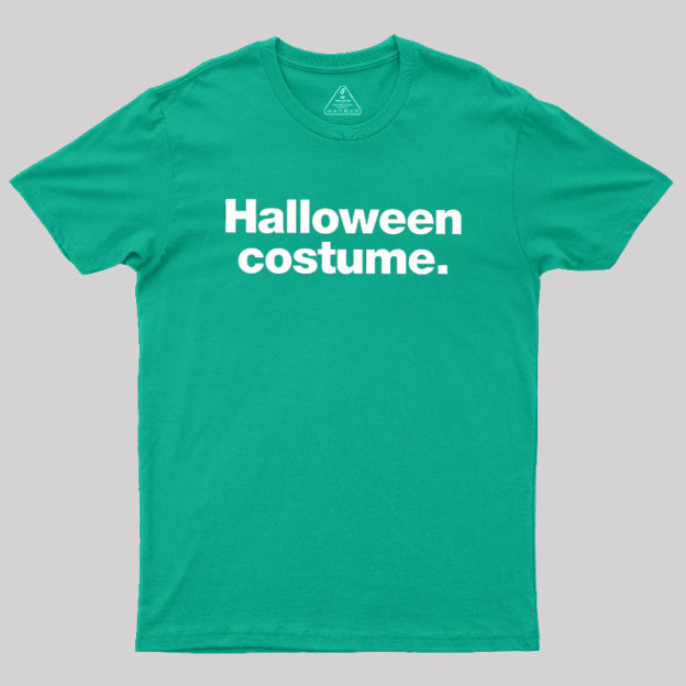 Halloween Costume Geek T-Shirt
