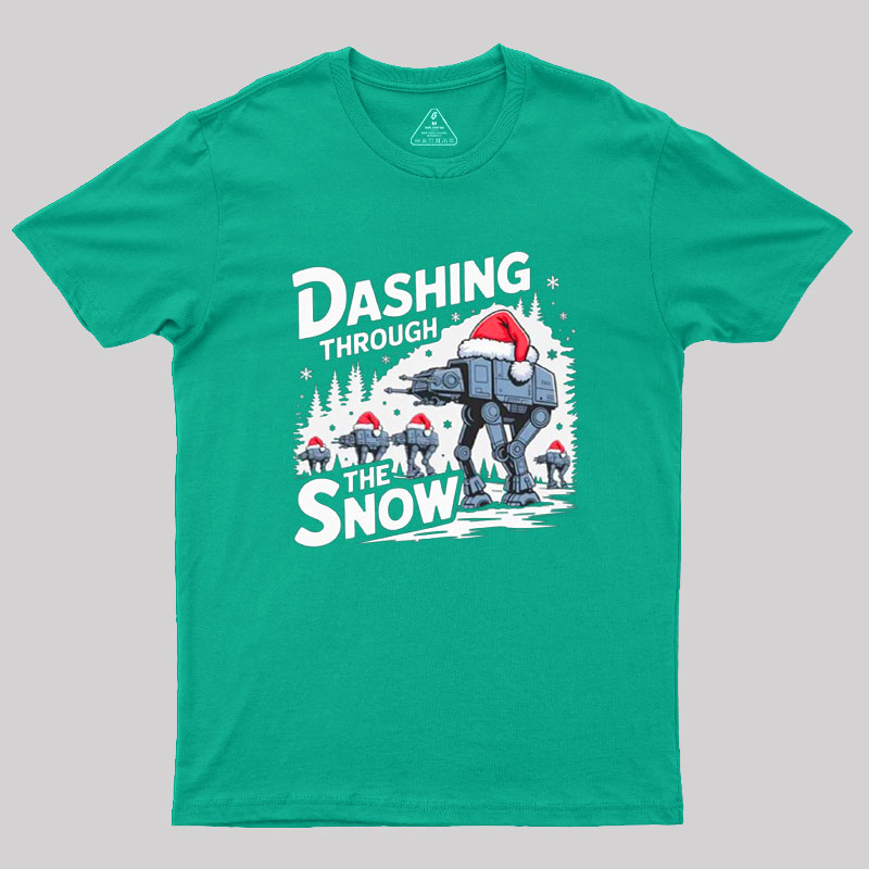 Dashing Through The Snow Geek T-Shirt