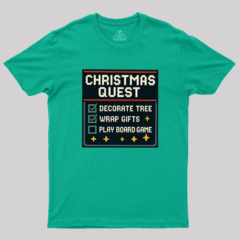 Christmas Quest Geek T-Shirt