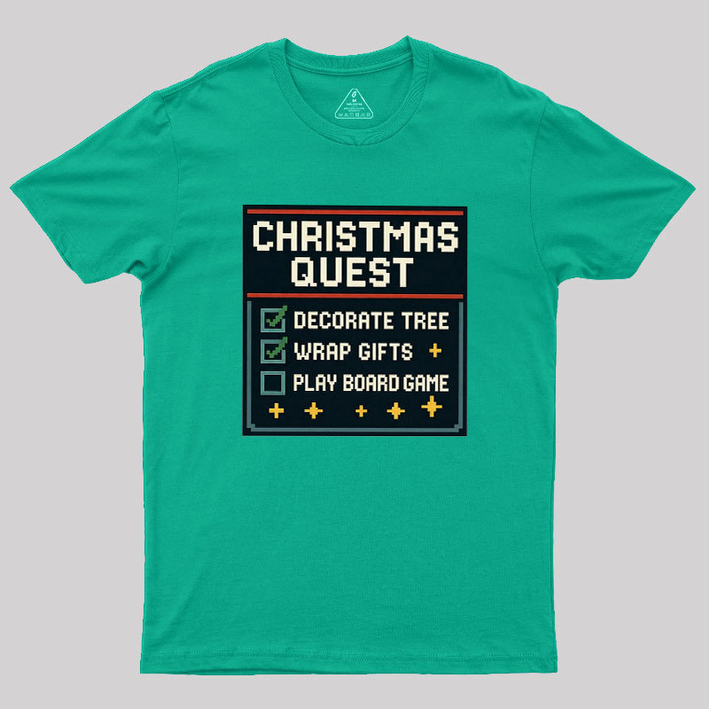 Christmas Quest Geek T-Shirt