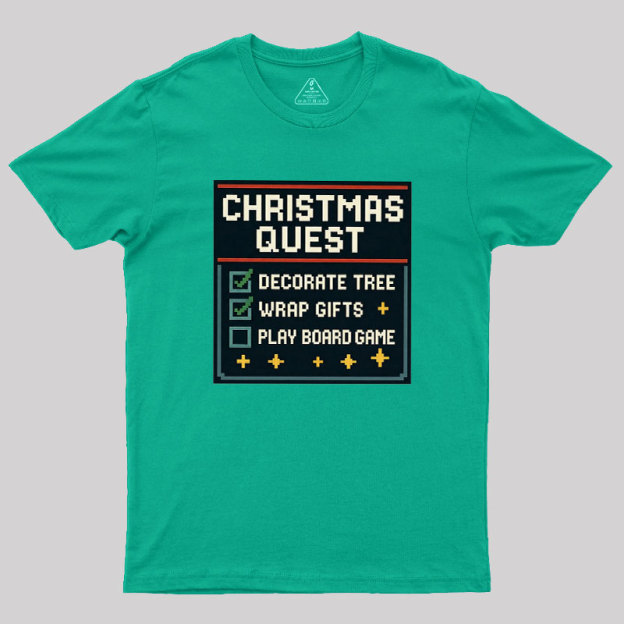 Christmas Quest Geek T-Shirt