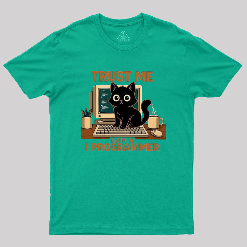 Programmer Cat Geek T-Shirt