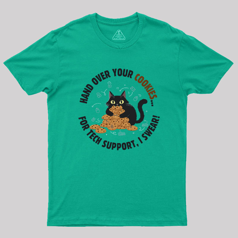 Cookie Negotiator Tech Support Geek T-Shirt