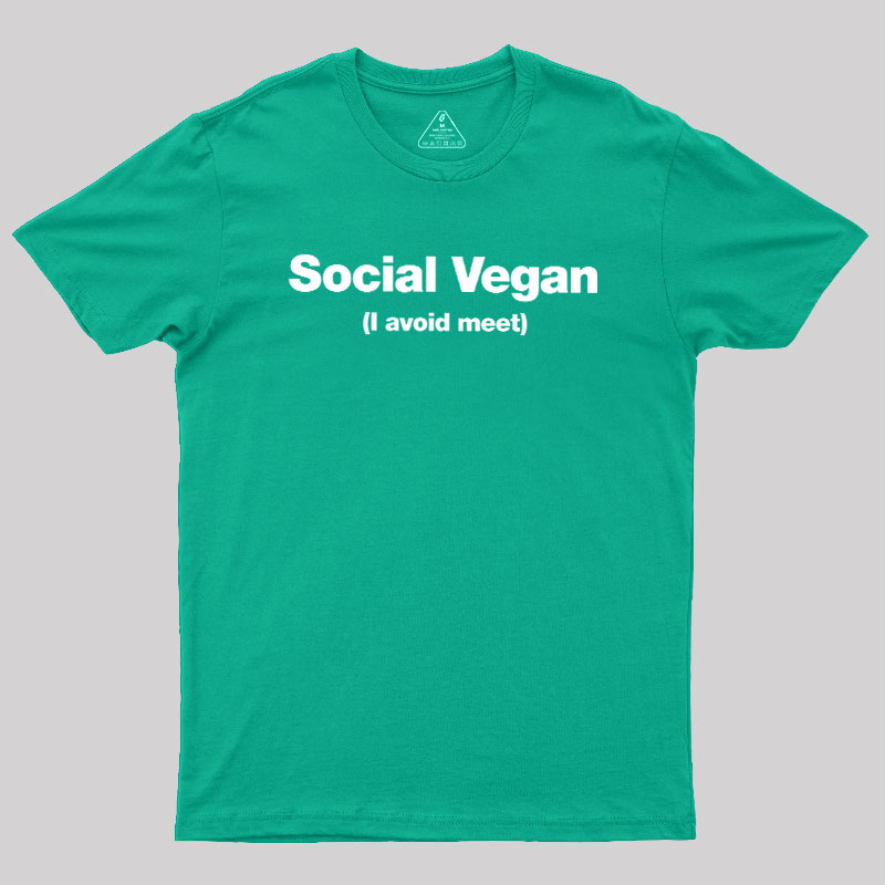 Social Vegan Geek T-Shirt