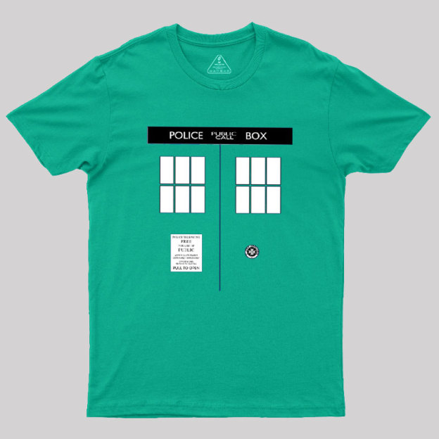 The Tardis Geek T-Shirt