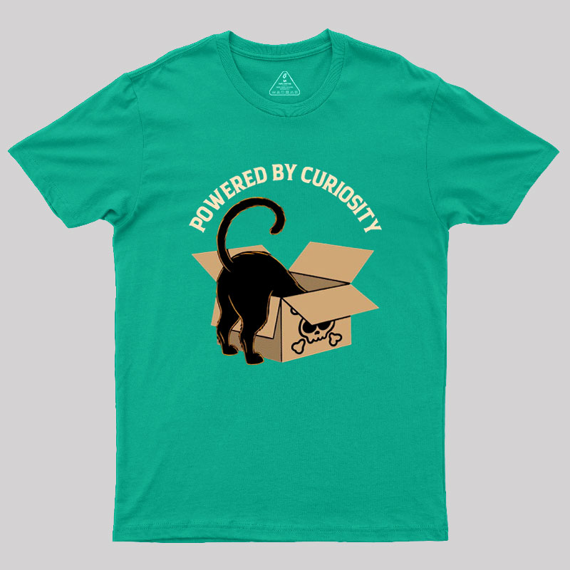 Powered By Curiosity Geek T-Shirt