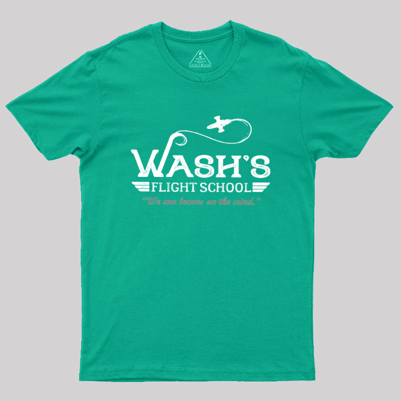 Wash's Flight School Geek T-Shirt