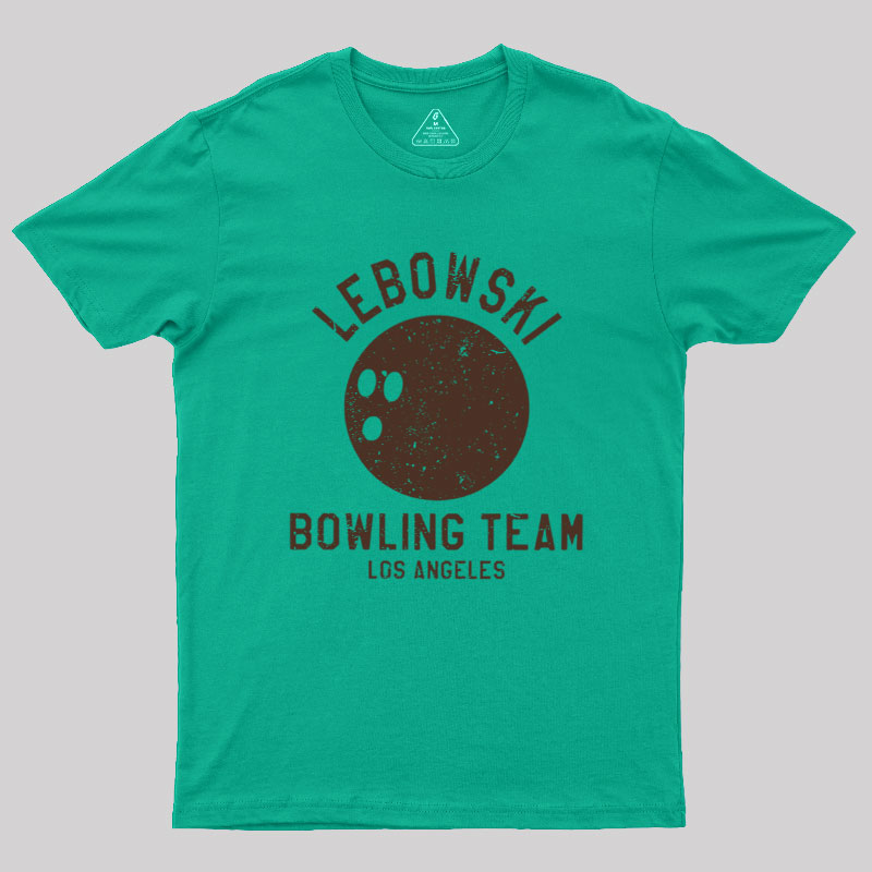 Lebowski Bowling Team Los Angeles Geek T-Shirt