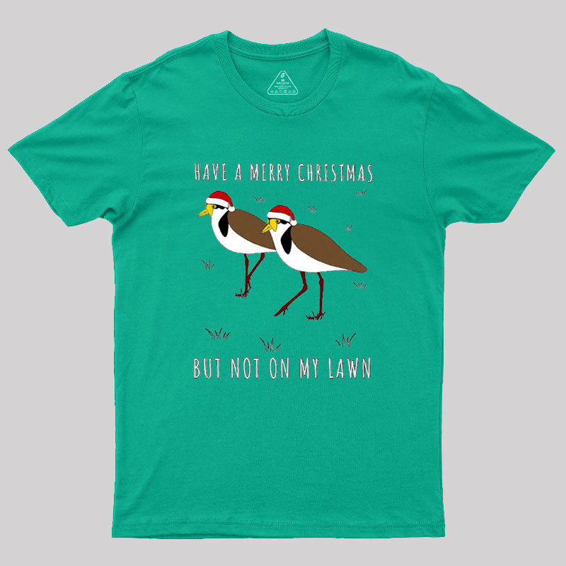 Geeksoutfit Masked Lapwing Plover Christmas Geek T-Shirt for Sale