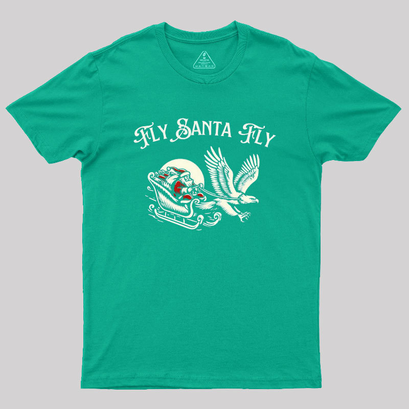 Fly Santa Fly Geek T-Shirt