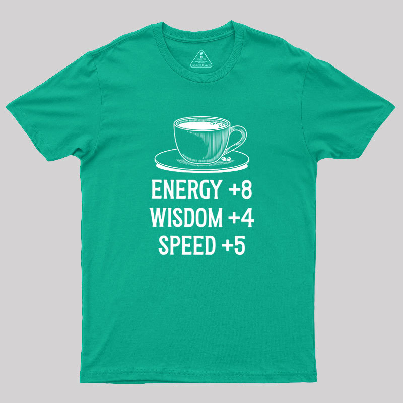 Coffe Stats Geek T-Shirt