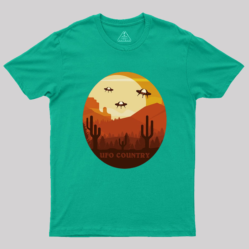 UFO Country Geek T-Shirt