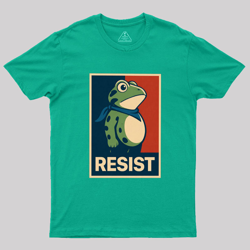 Frog Protest Geek T-Shirt