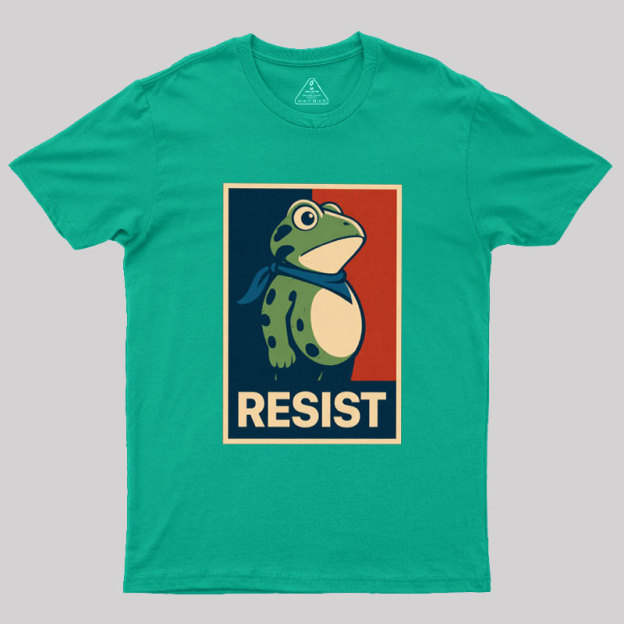 Frog Protest Geek T-Shirt