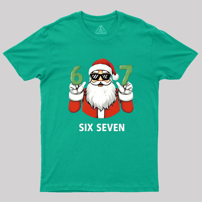 Santa 67 Christmas Geek T-Shirt