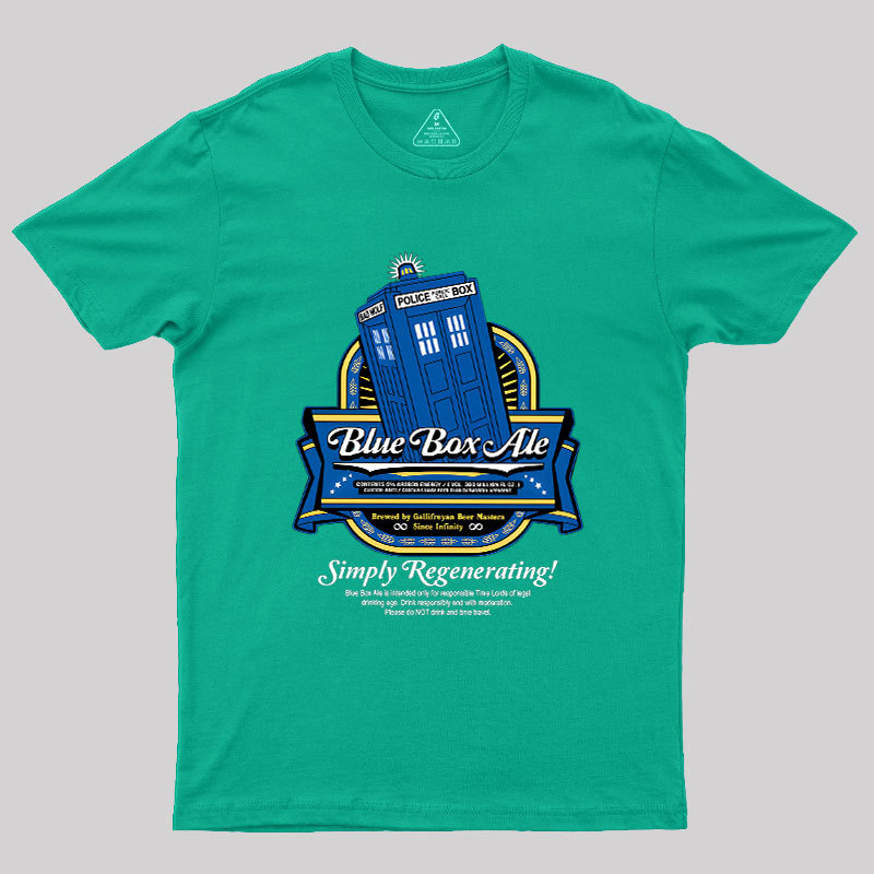 Blue Box Ale Geek T-Shirt