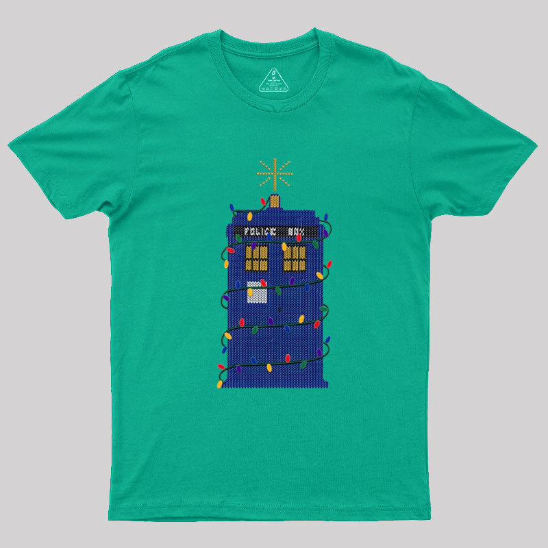 Happy Christmas from the Tardis Geek T-Shirt