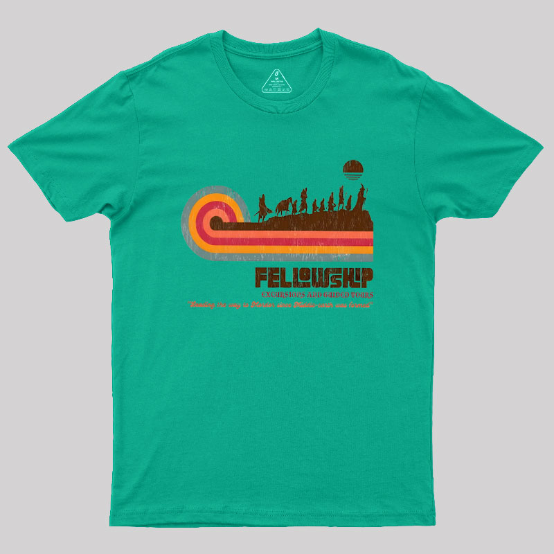 Fellowship of the Retro Tour Geek T-Shirt