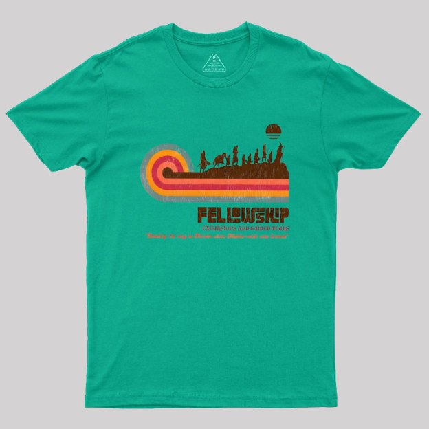 Fellowship of the Retro Tour Geek T-Shirt