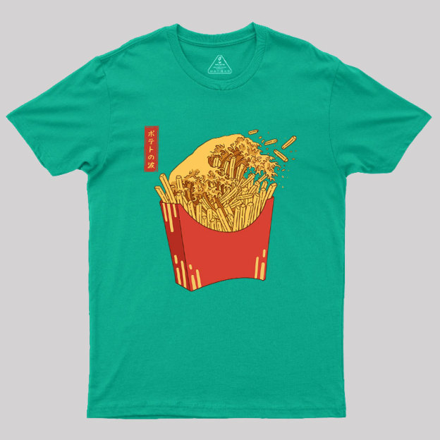 Fries Tsunami Geek T-Shirt
