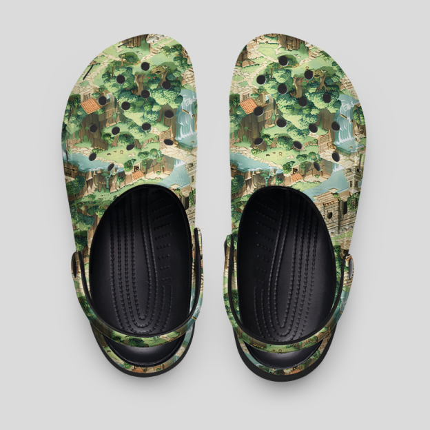 Stardew Valley RPG Game Geek Rubber Clogs