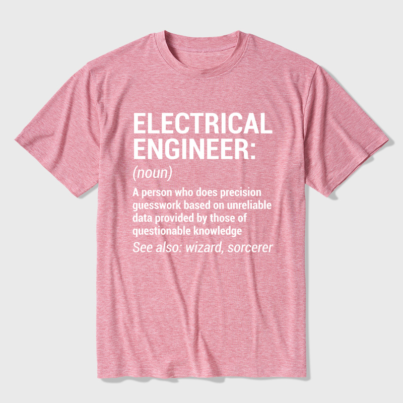 Funny Electrical Engineer Ultra Soft Heather Tee