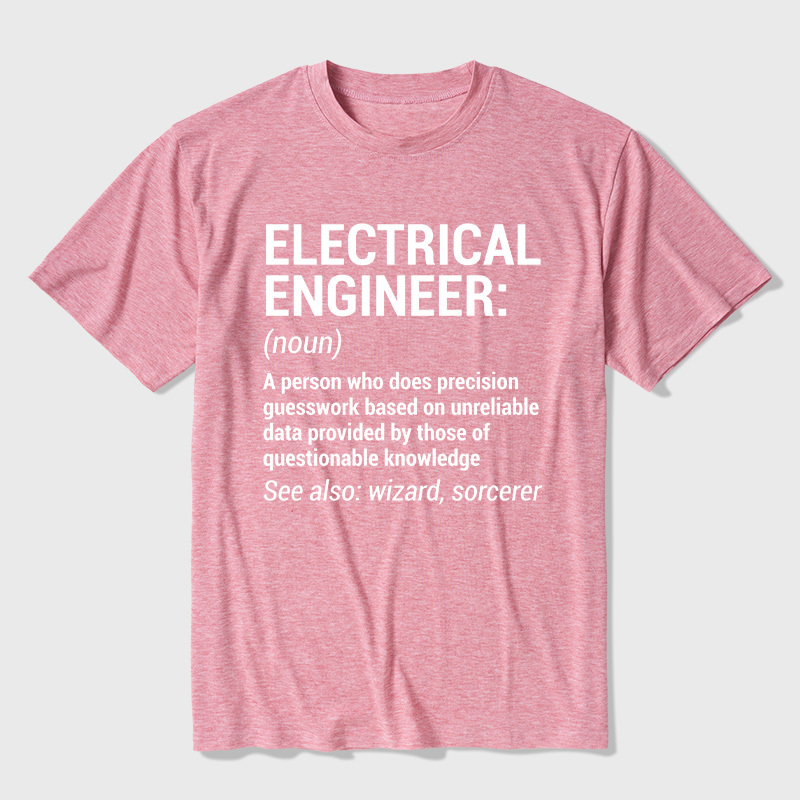 Funny Electrical Engineer Ultra Soft Heather Tee