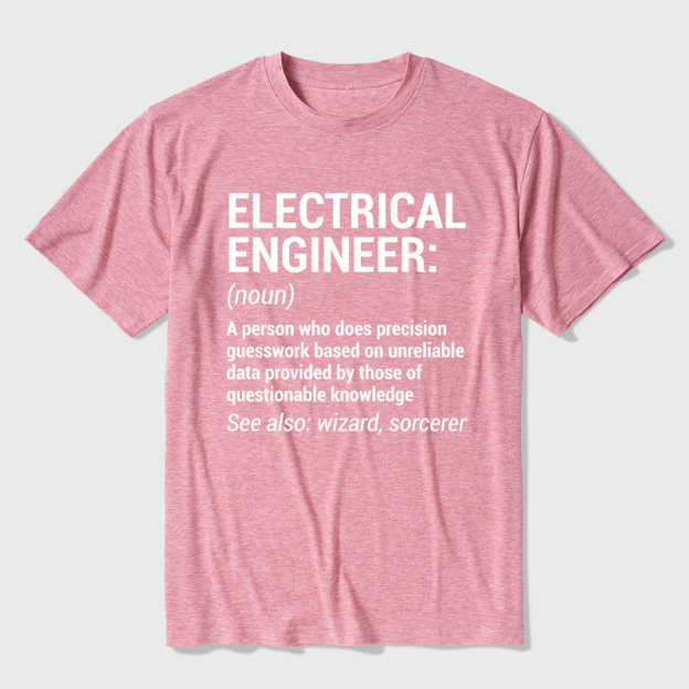 Funny Electrical Engineer Ultra Soft Heather Tee