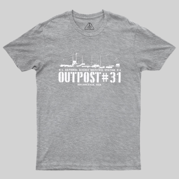 Antarctic Research Station Outpost 31 Style Geek T-Shirt