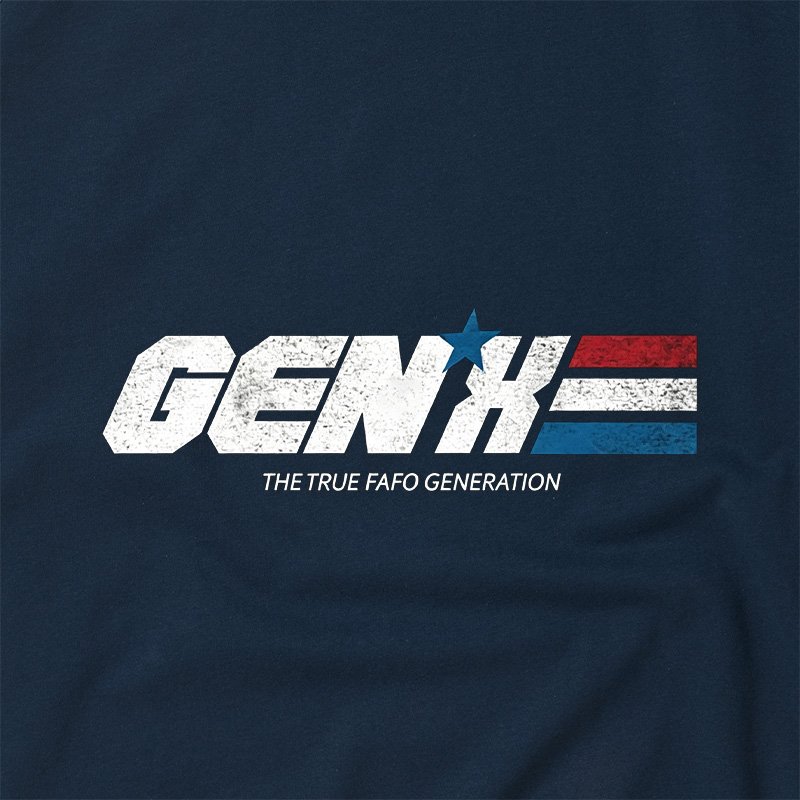 GENX The True FAFO Generation Geek Retro Raglan T-Shirt