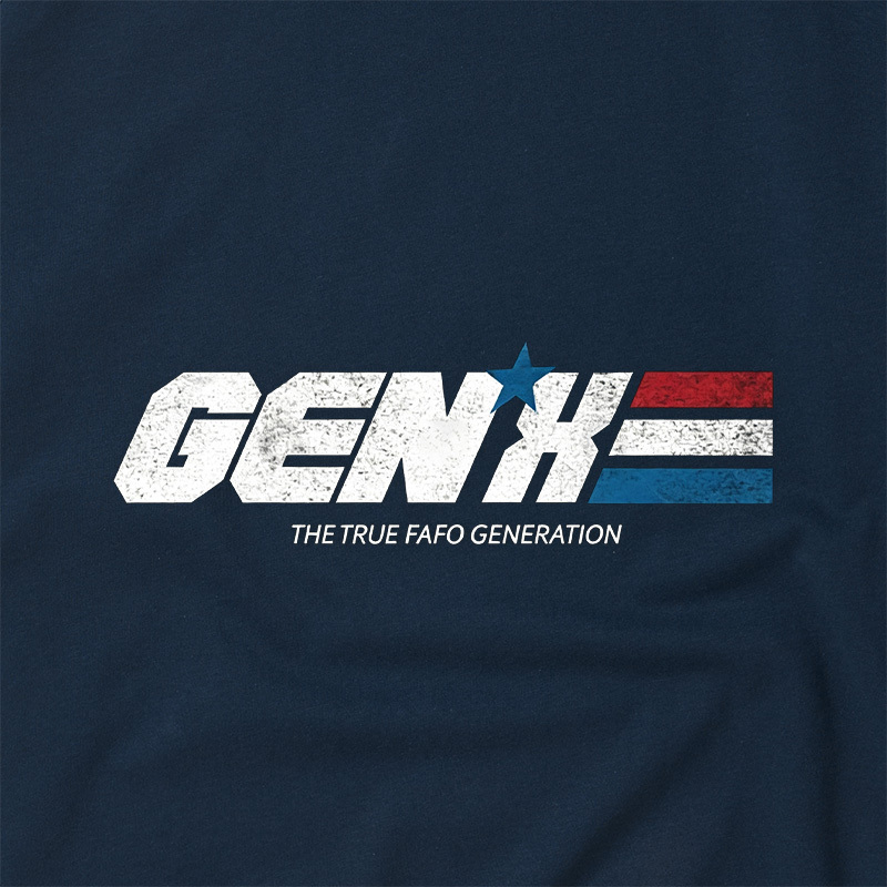 GENX The True FAFO Generation Geek Retro Raglan T-Shirt