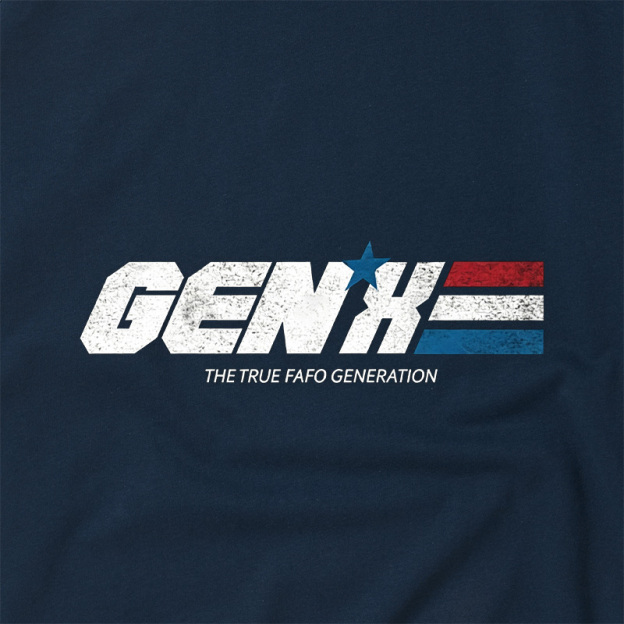 GENX The True FAFO Generation Geek Retro Raglan T-Shirt