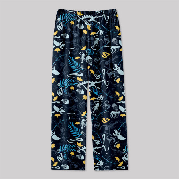 Paleontological Fossils Geek Loungewear Pants
